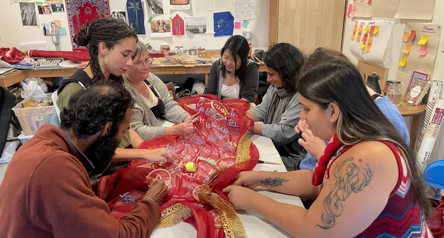  Community based stiching - Ghoonghat Ke Pat Khol Re (Lift up the veil)  2024 