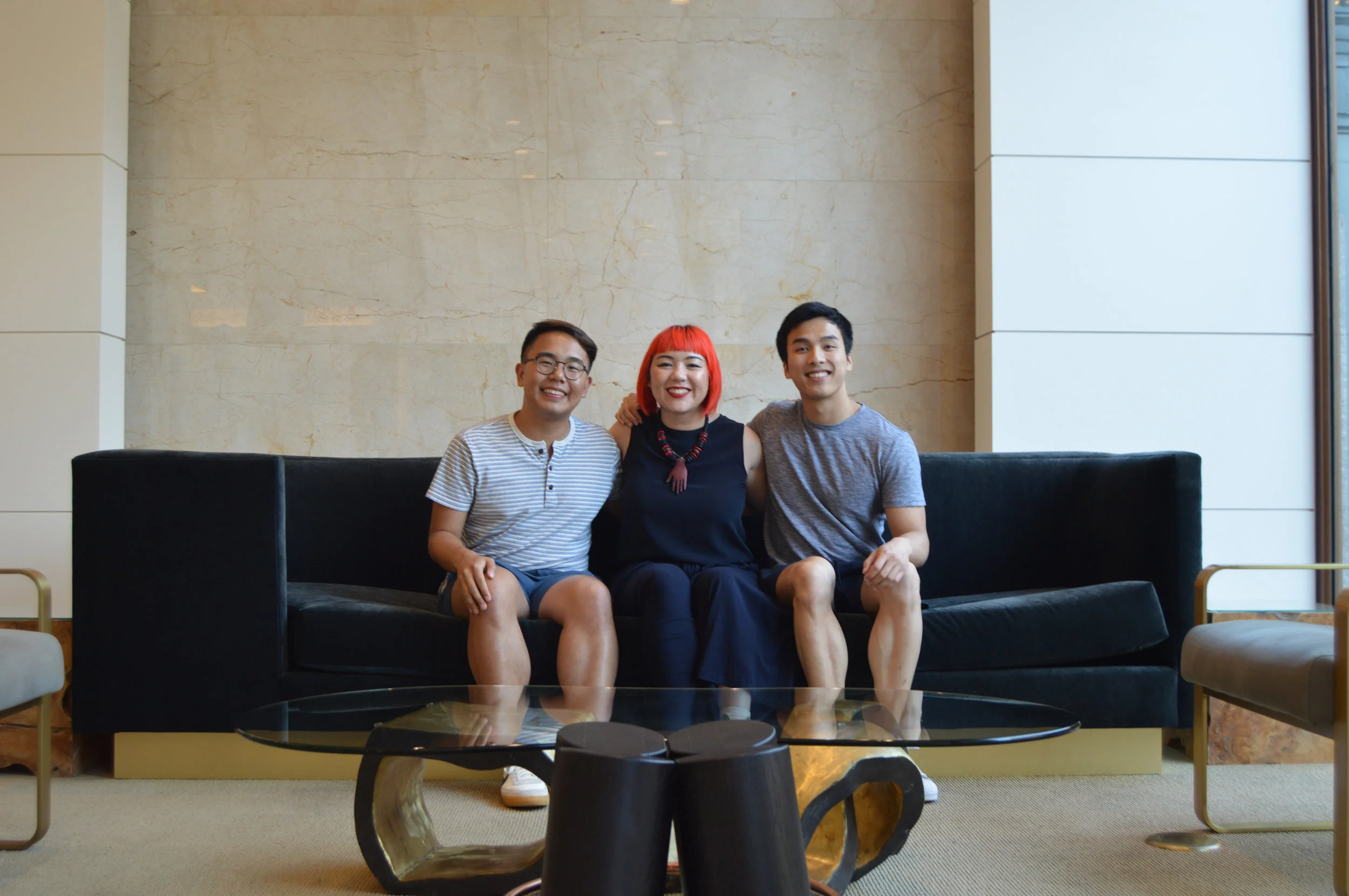 (From left to right: Tony Tran, Maria Pitt, Dan Tran) 3 Generations of ECAASU Outreach Directors