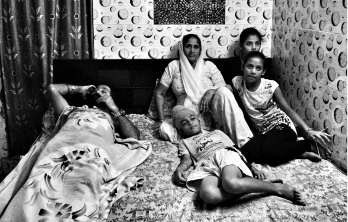 Sikh families in the aftermath of the deadly killings of their husbands and brothers. Photo Credits: The Logical Indian Crew