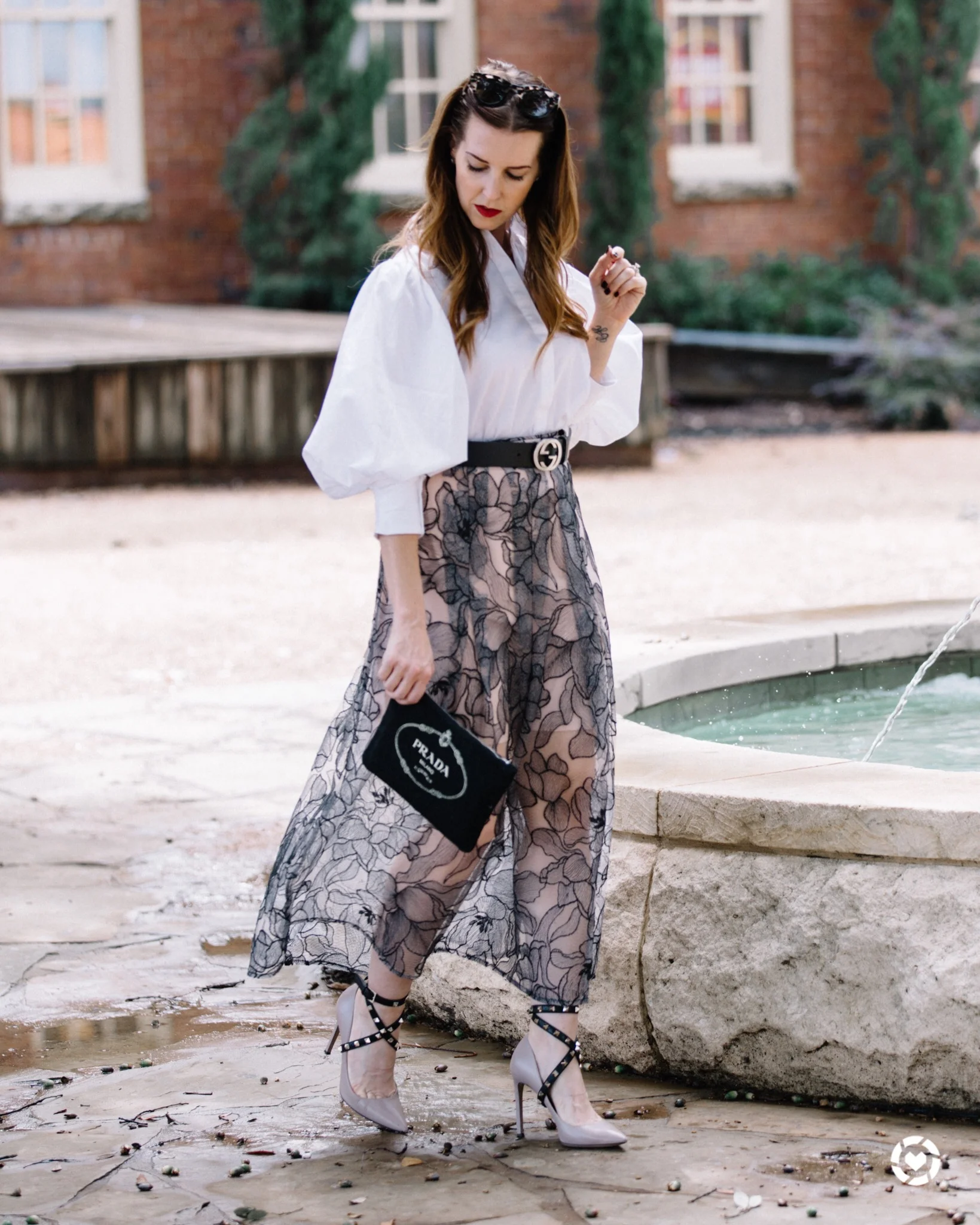 Classic Holiday Style with the Perfect Lace Skirt