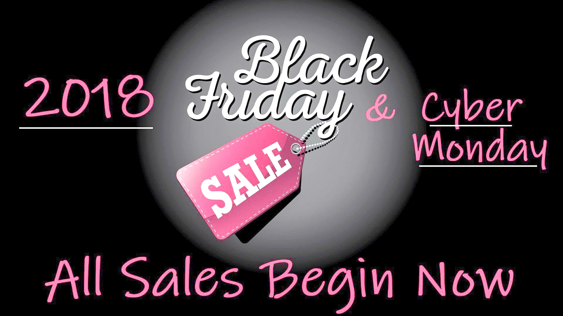 Cyber Week Sales 2018 - Black Friday to Cyber Monday