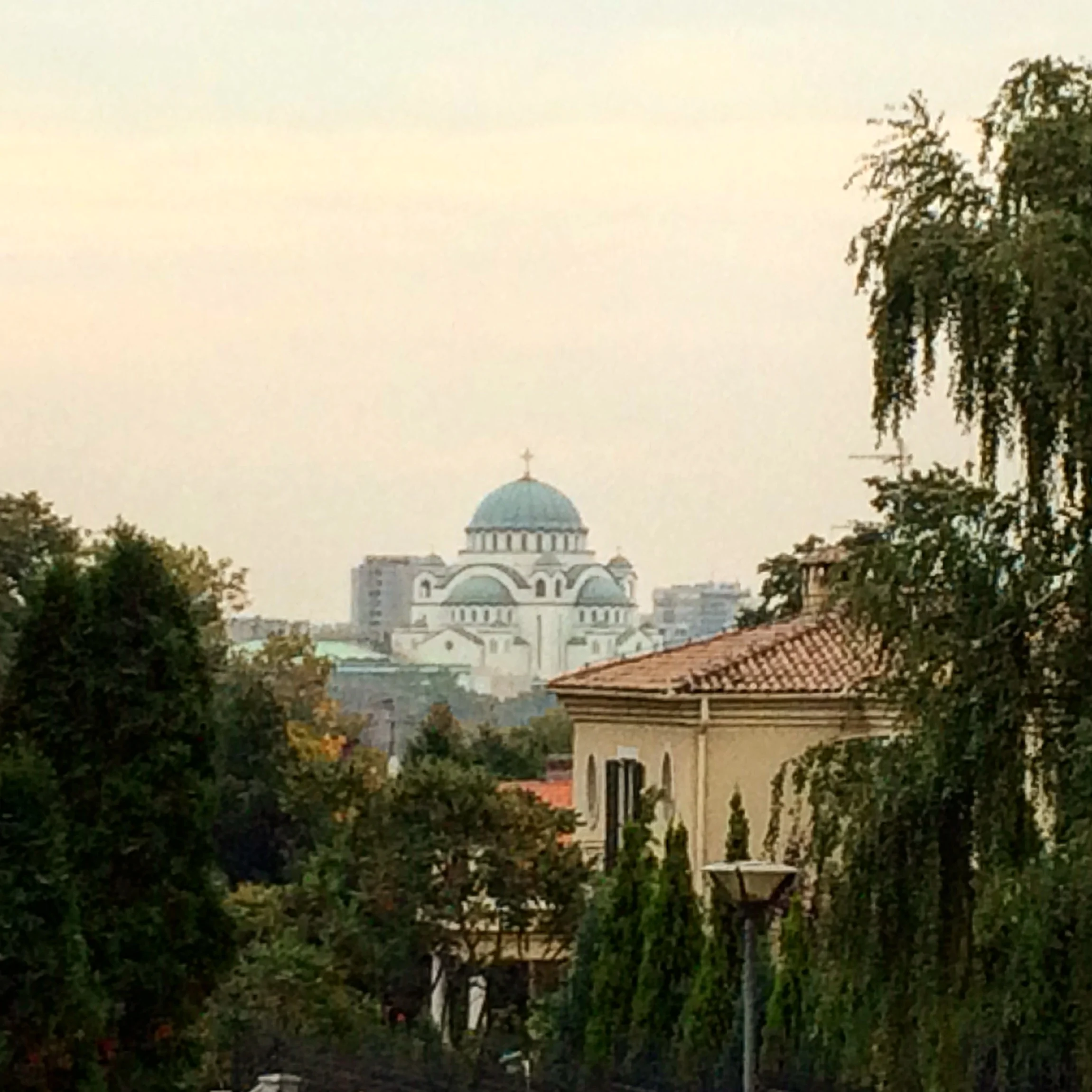 I can also see the Temple from here. 