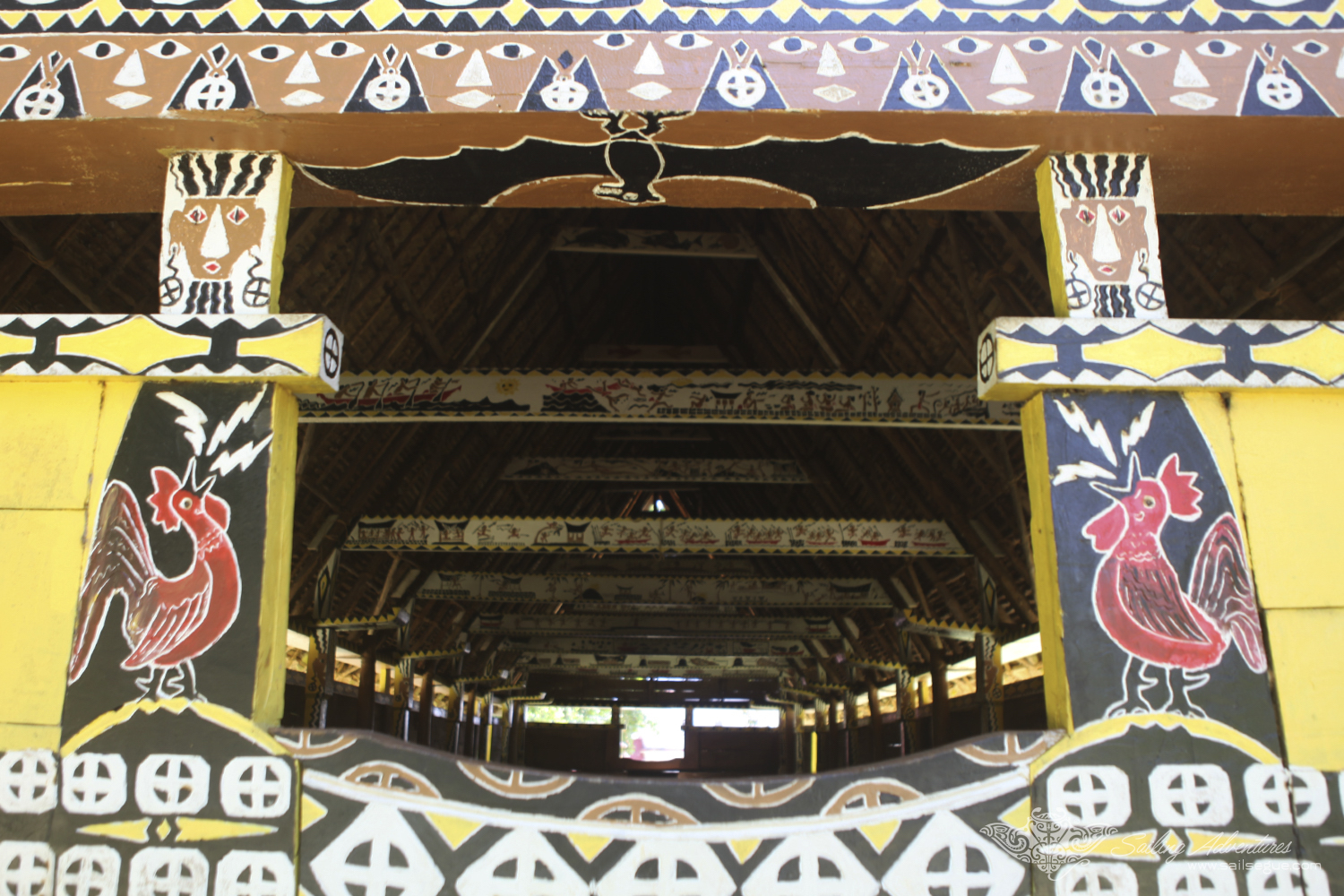 Entrance Detail, Traditional Bai (Meeting House), Koror, Palau.jpg