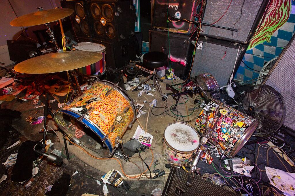 Lightning Bolt played the final set, leaving behind a brilliantly disastrous mess.