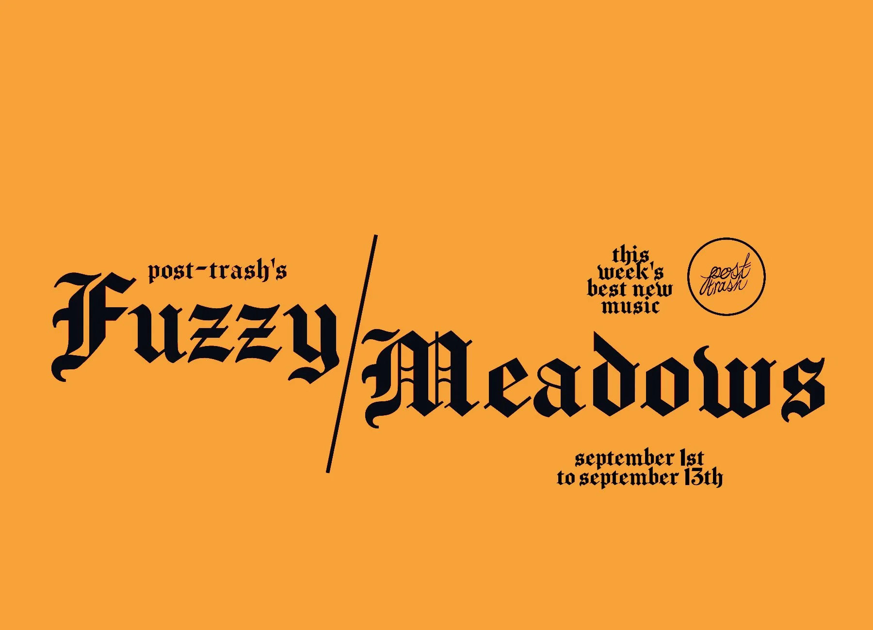Fuzzy Meadows: The Week's Best New Music (September 1st - September 13th)