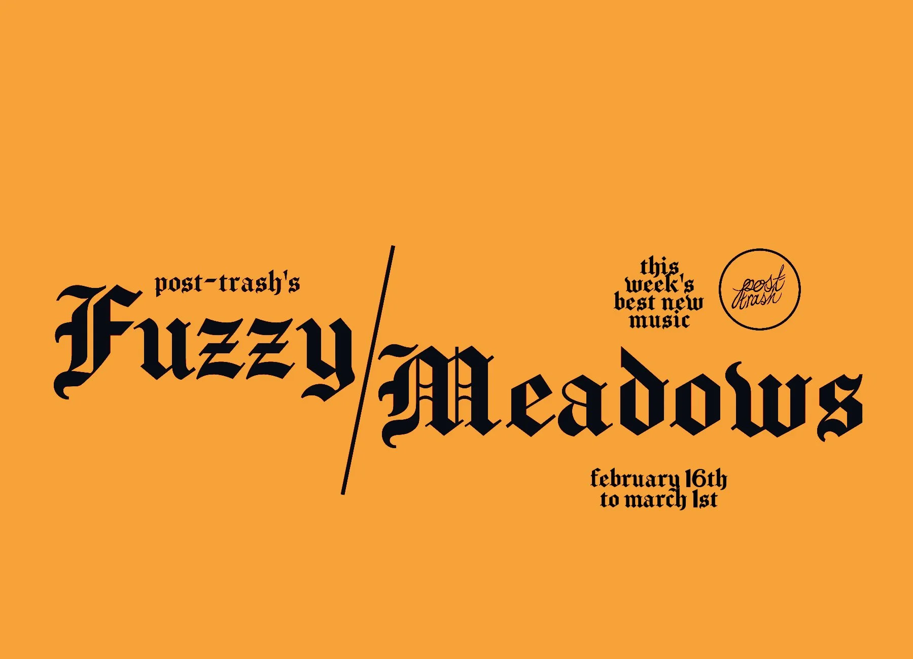 Fuzzy Meadows: The Week's Best New Music (February 16th - March 1st)