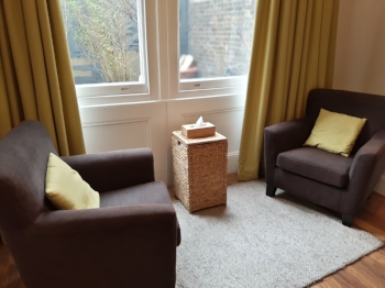 One of our counselling rooms in Holborn