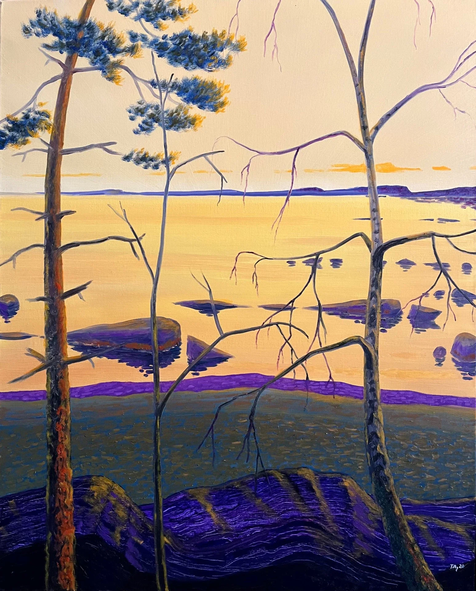 Fjord of Gold II  100 x 81.webp
