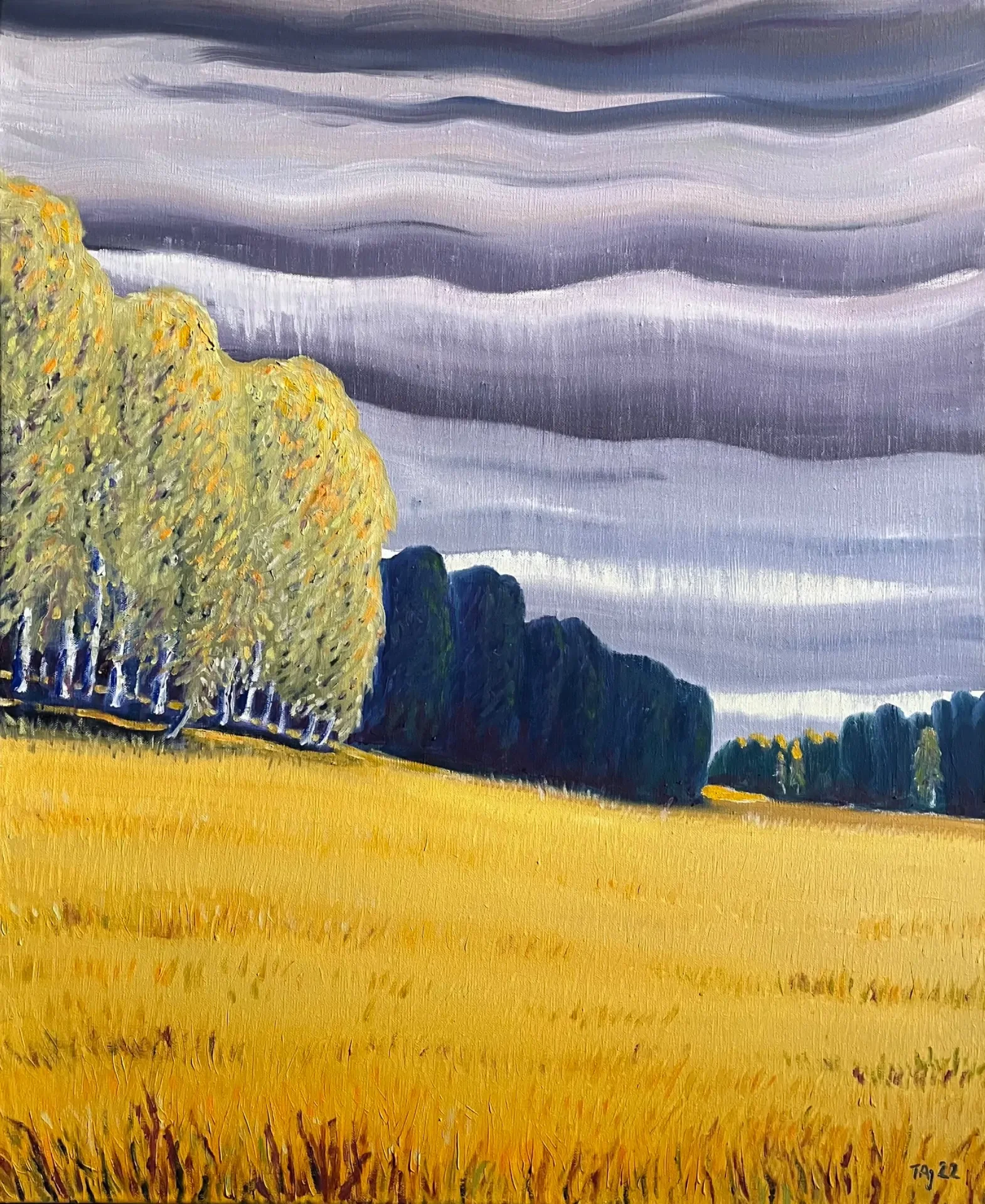 Sunny Spell on Fields of Gold 73 x 60.webp