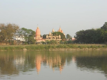 Sridham Mayapur on the banks of the river Ganges - Spiritual capital of the world for ISKCON devotees.&nbsp;