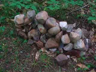 The Rocks from the Fire Pit