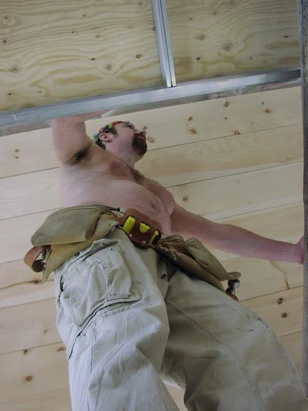 Working on the Ceiling
