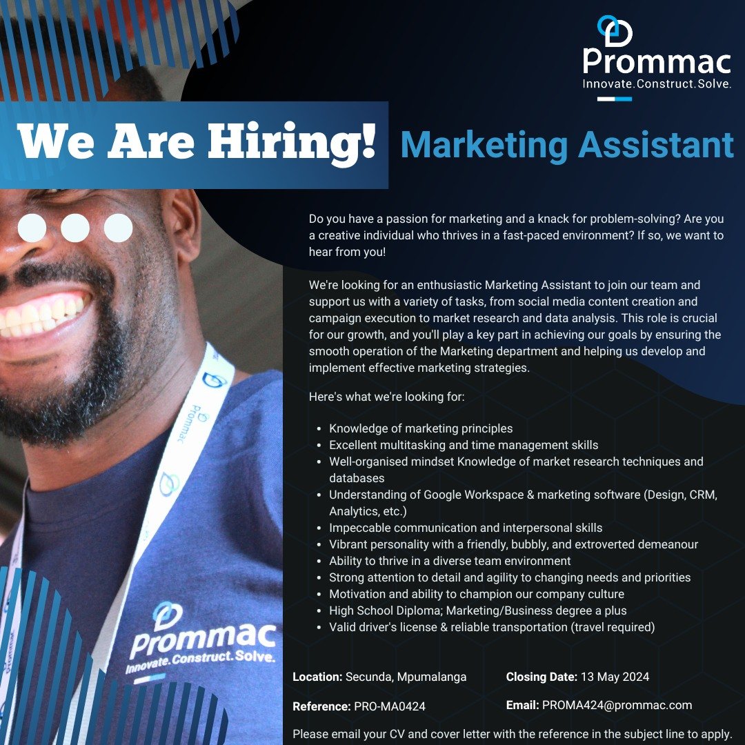#MarketingAssistant #TalentAcquisition #CultureCode #PeopleFirst #JoinTheTeam
