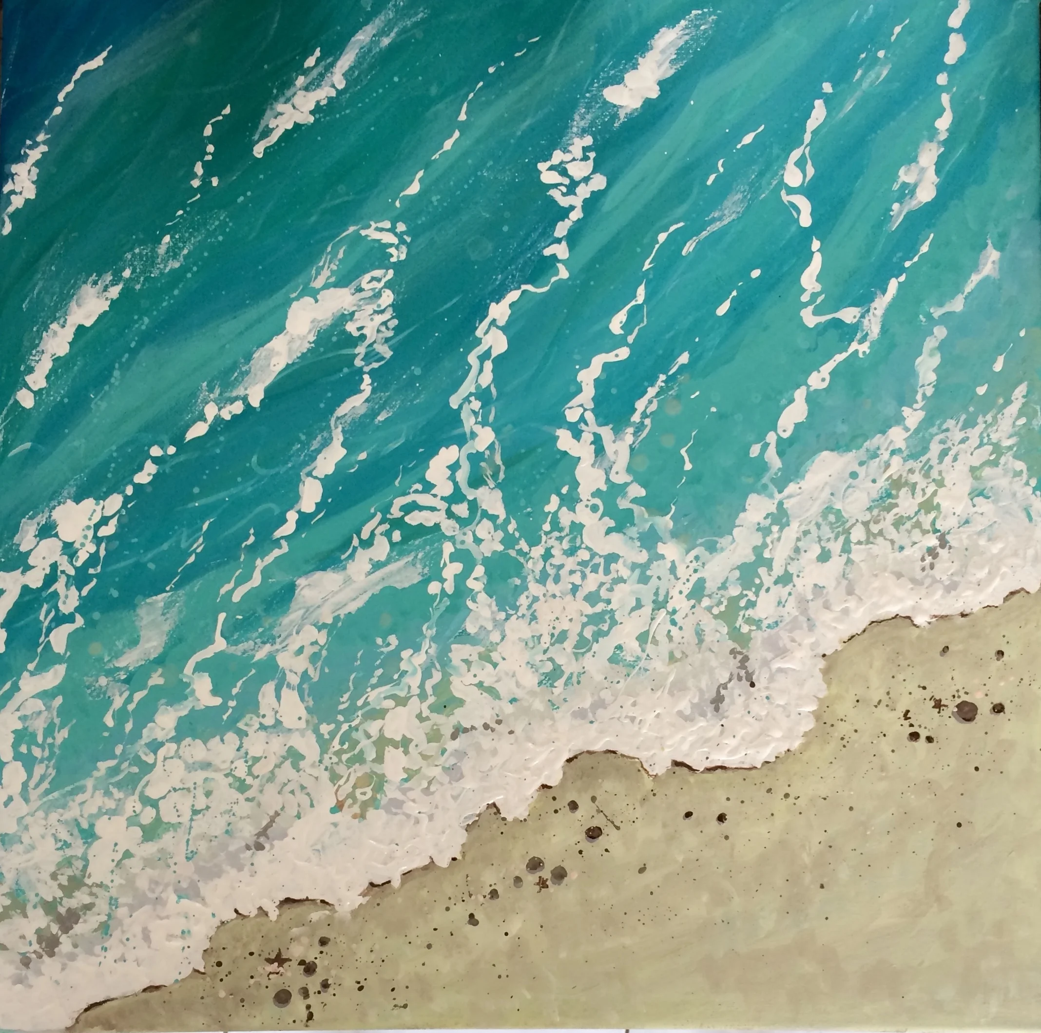 @april_in_costa_rica: "Today's painting. I love it! It turned out just like how I imagined it."