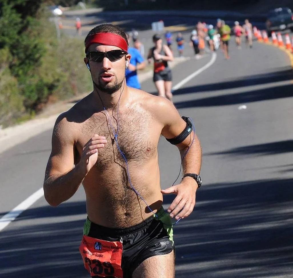 At the 2014 SB Marathon, you can totally see how macho and self-serious I am about the whole thing