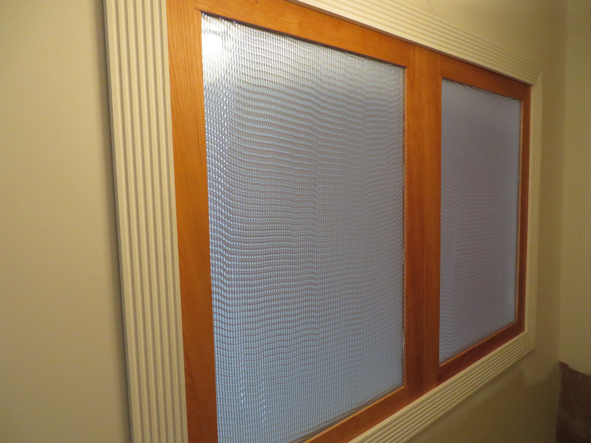 Textured Glass Panels (Ripple Glass and Reed Glass)