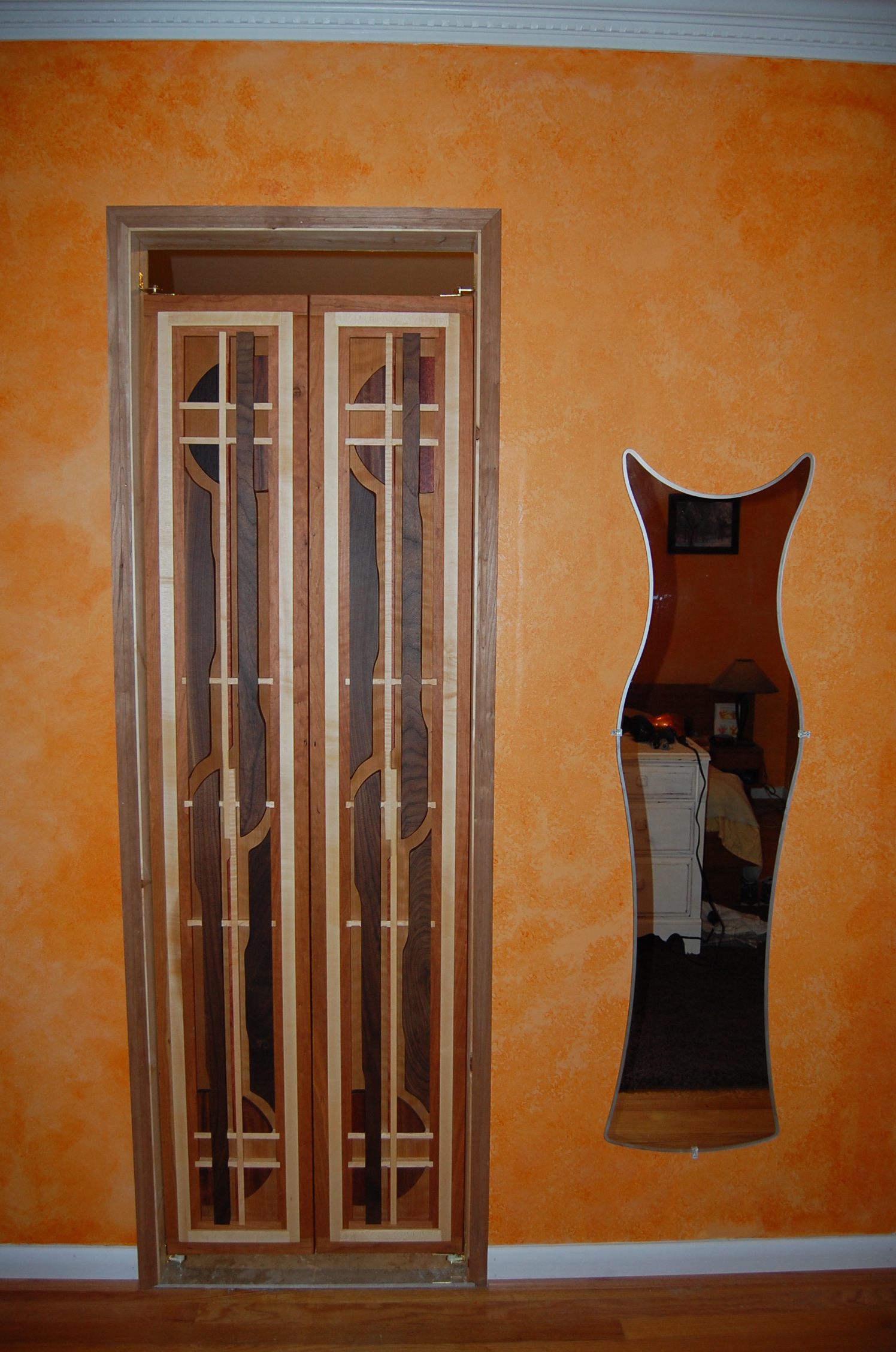 Sw Drs for Bathroom with Wood Backing