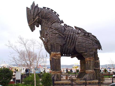 Trojan Horse. One of the oldest Social Engineering tactics.