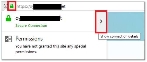 Viewing the Website Certificate Fingerprints, Part 1