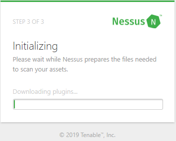 Initializing Nessus