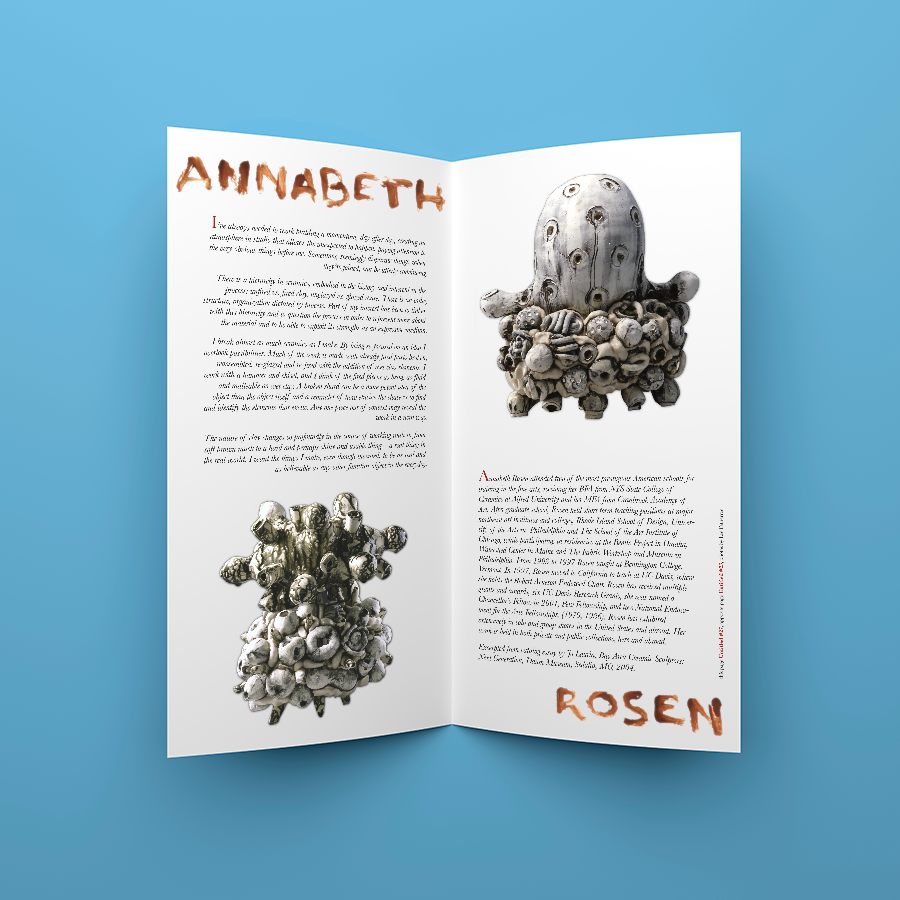 Created Oregon College of Art & Craft exhibition catalog