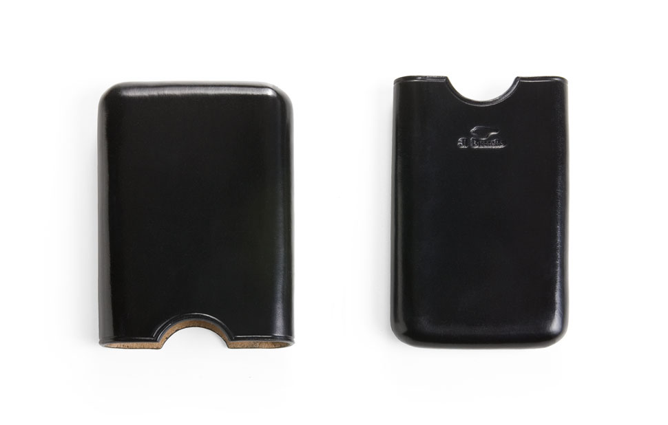 Leather envelope card holder | Il Bussetto — Calame Palma