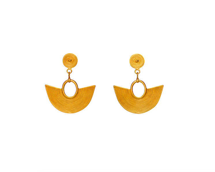 Boucles d'oreilles Soleil | Galeria Eldorado bijoux précolombiens | pendientes precolombinos Eldorado | joyas de Colombia