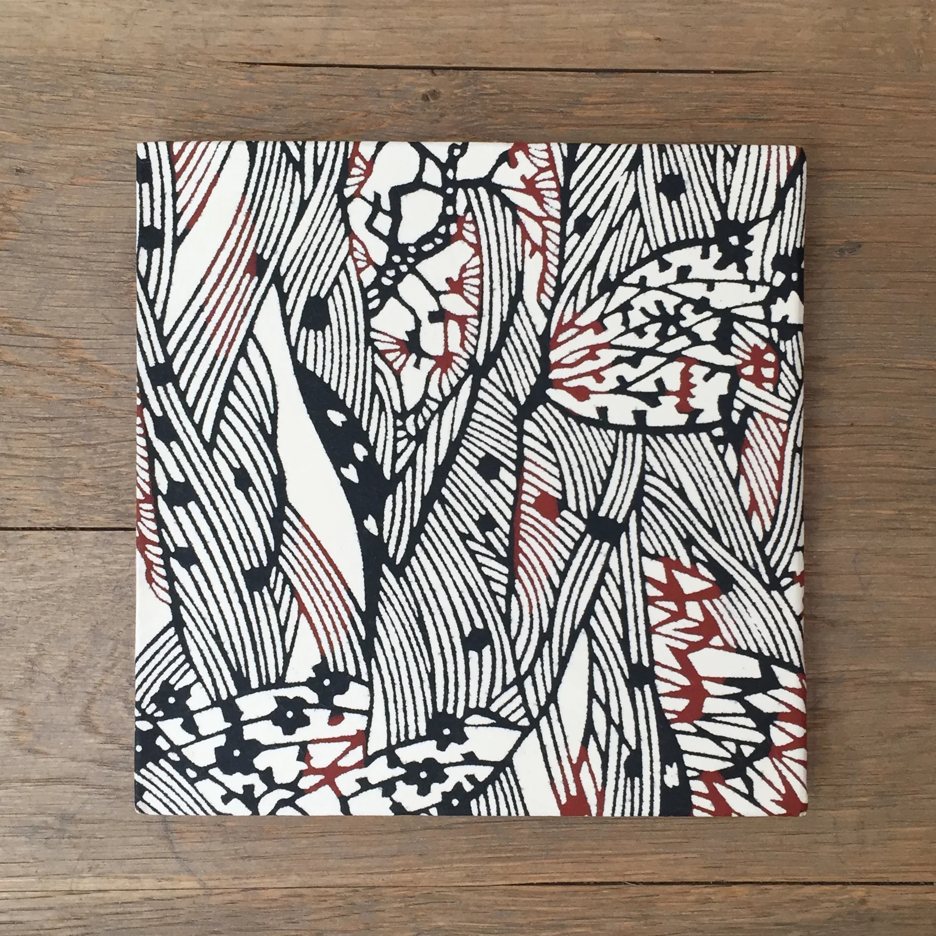 Elam handmade notebook - watercolor drawing - thick grain Fabriano paper - travel journal - Katazome soft cover - hand-sewn binding - Palma Mallorca stationery