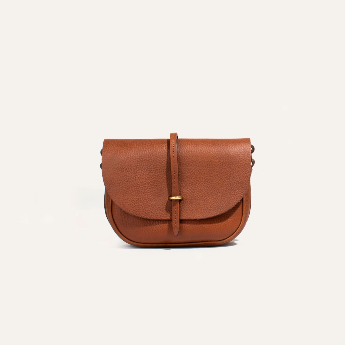 JAVA | mini leather postman bag — Calame Palma