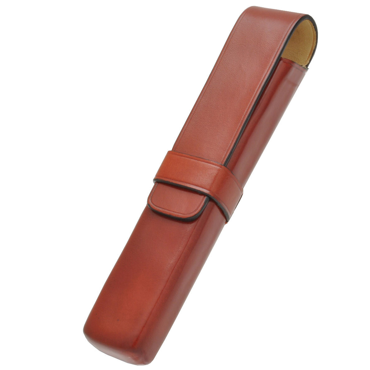 Vantaggio Black Napa Leather Single Pen Case Original Retail $45! 