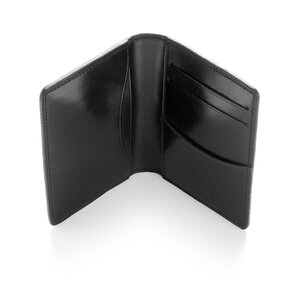 Men's dollar sized classic leather bi-fold wallet | Il Bussetto — Calame  Palma
