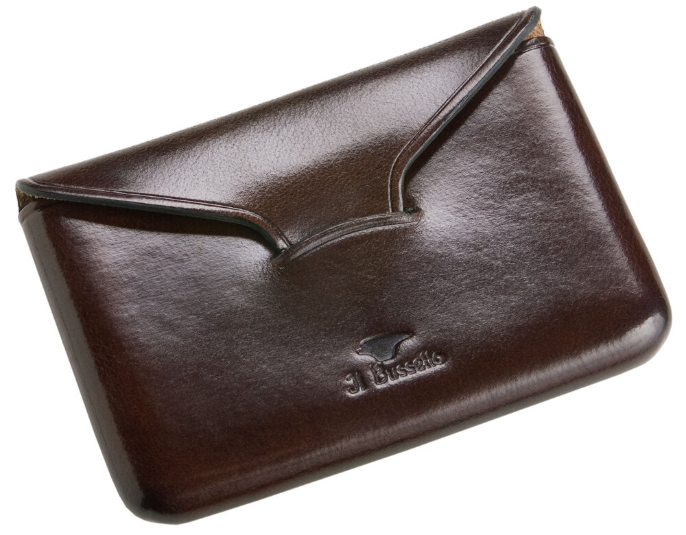 Leather envelope card holder  Il Bussetto — Calame Palma