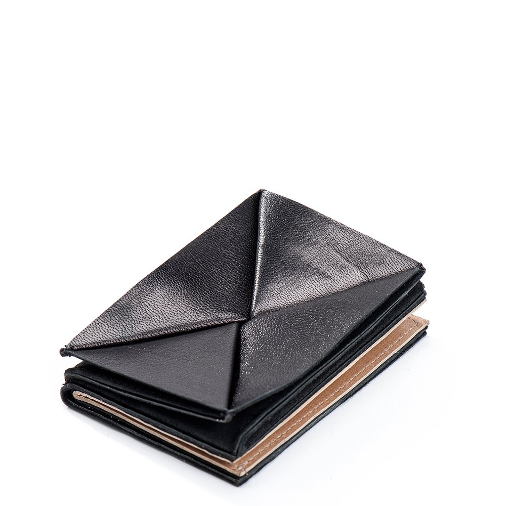 POGNON men's zipped leather wallet | Bleu de Chauffe — Calame Palma