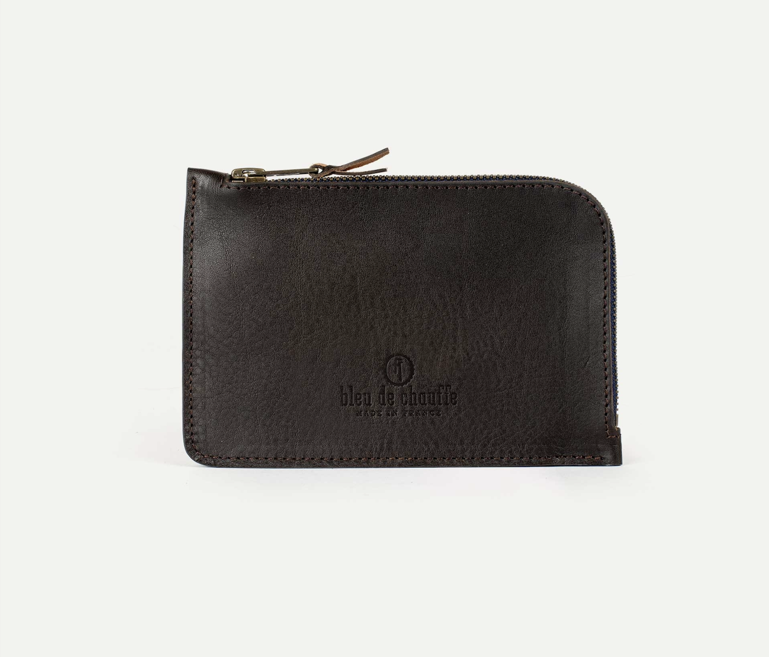 Trifold men's leather wallet with bill clip | Il Bussetto — Calame Palma