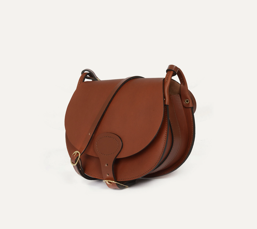 DIANE M, Small leather satchel bag