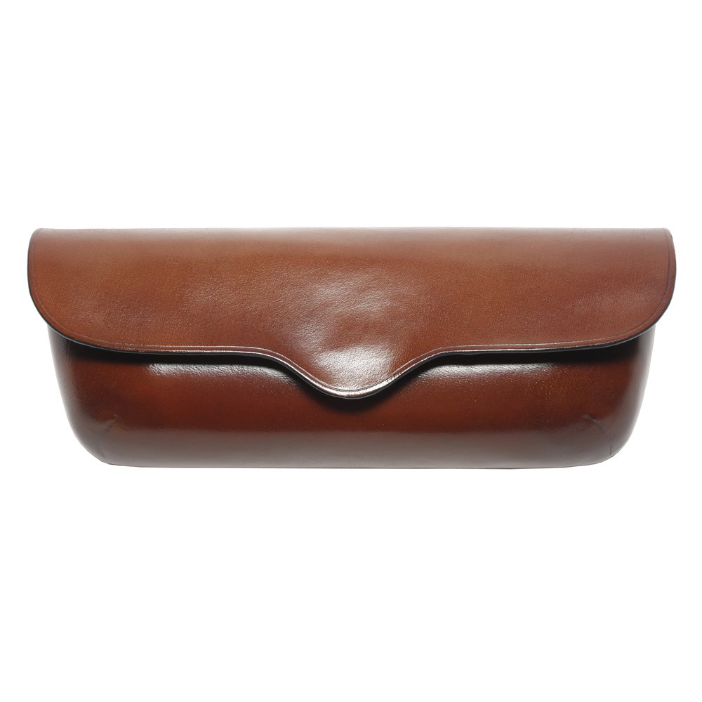 Seamless Italian leather glasses case | Il Bussetto — Calame Palma