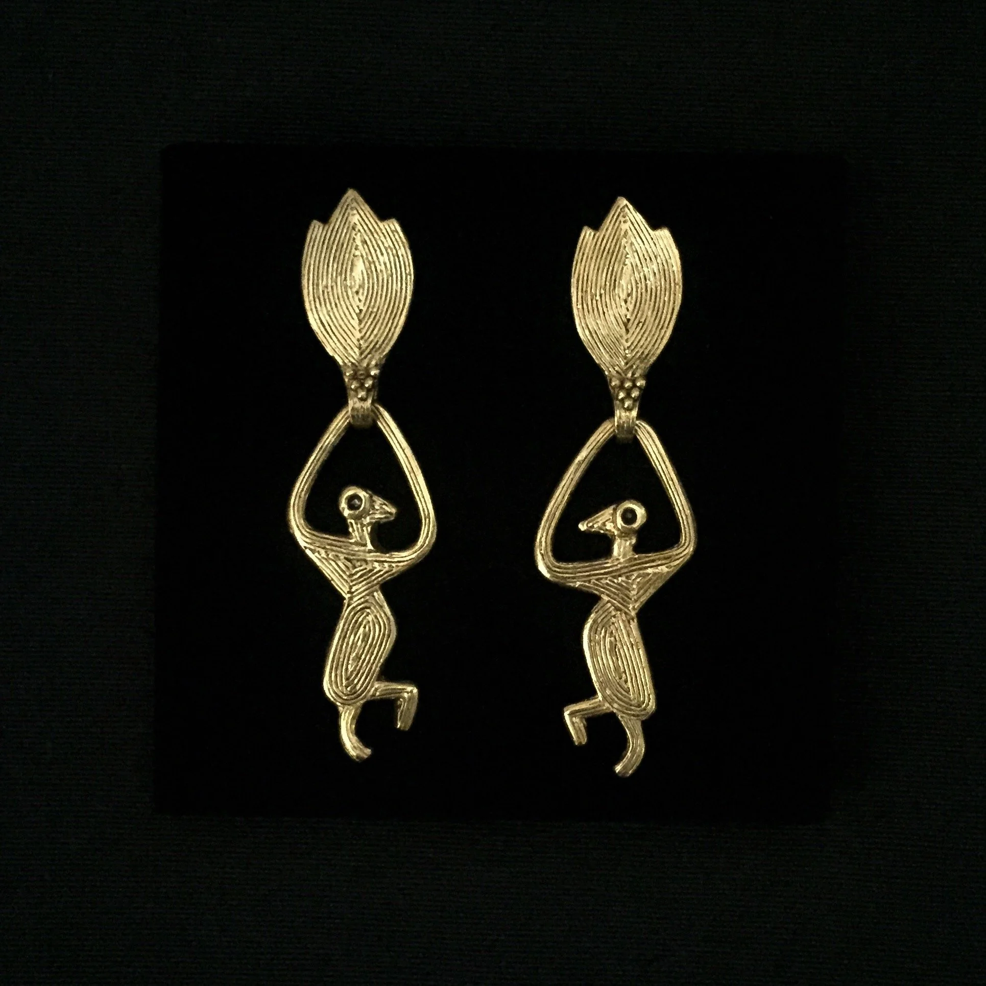 ISADORA – Long Dancing Bird Earrings