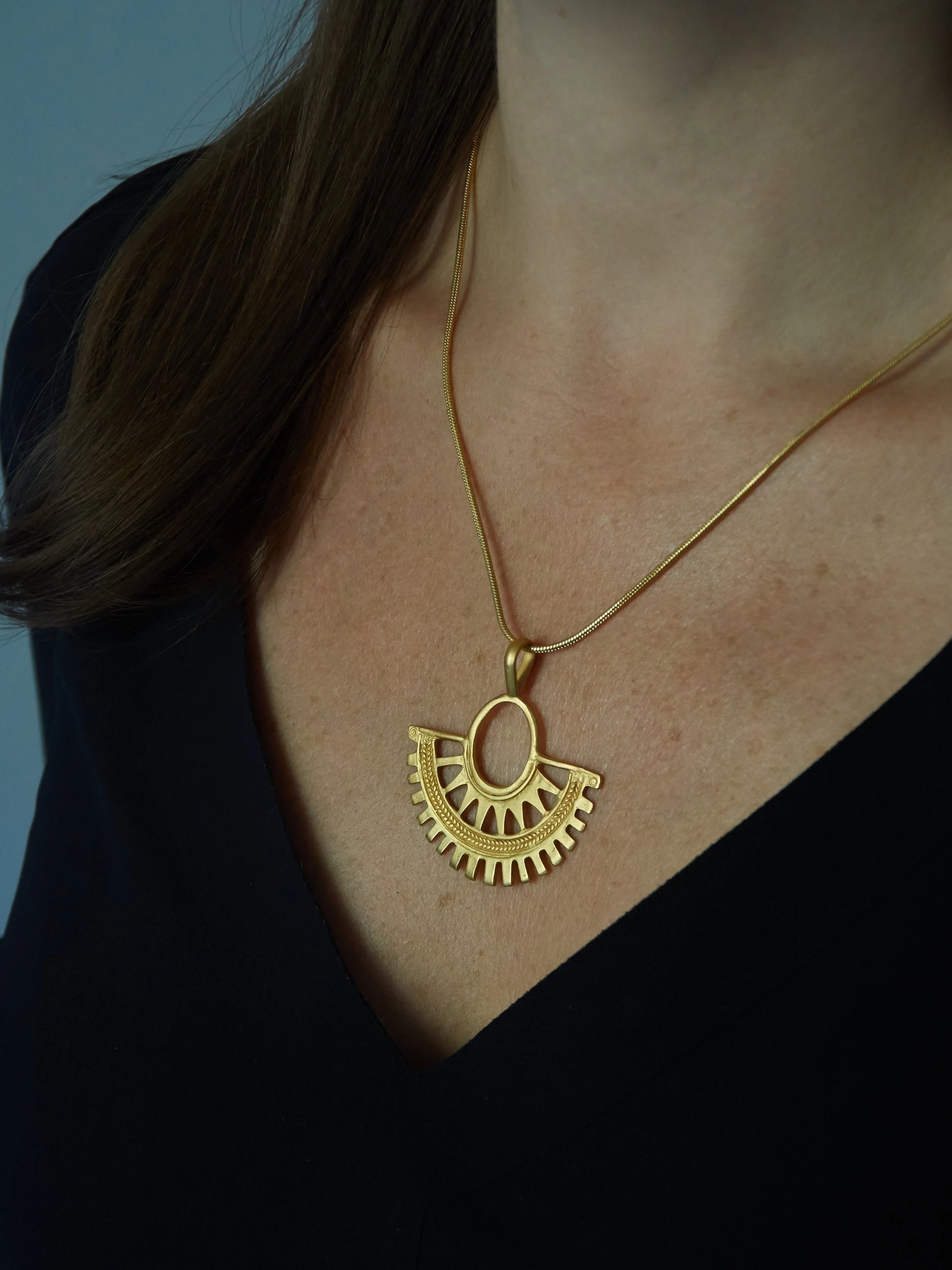 Muisca headdress pendant