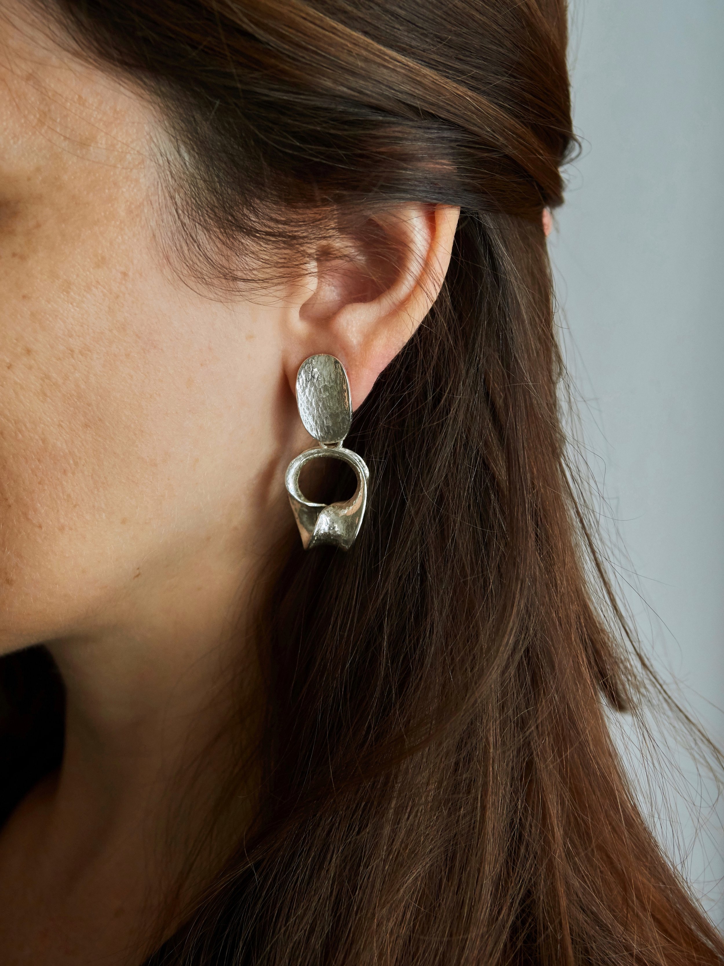 OVALJAZZ SMALL – Sculptural Drop Earrings