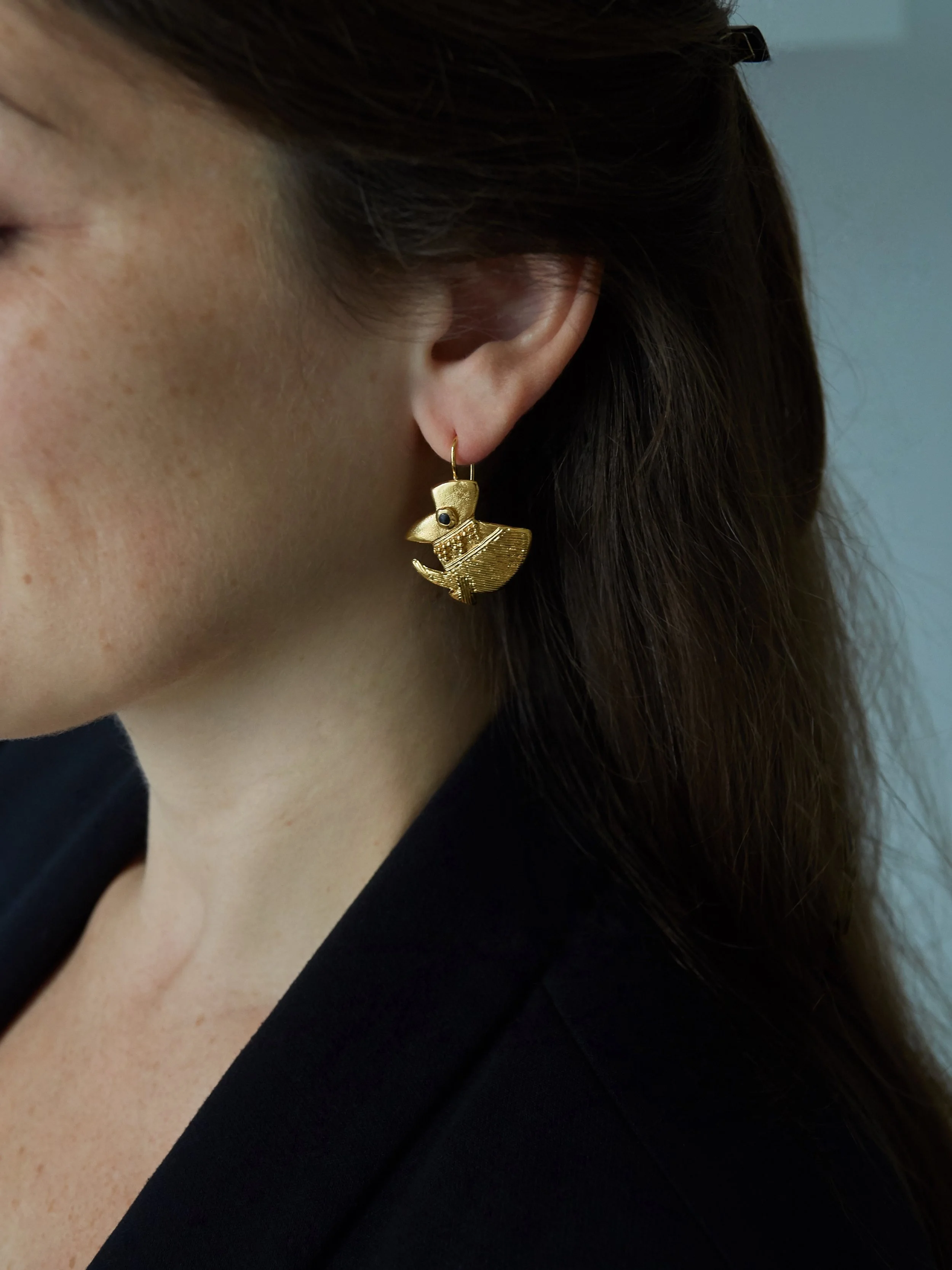 PIANO – Playful Bird Earrings