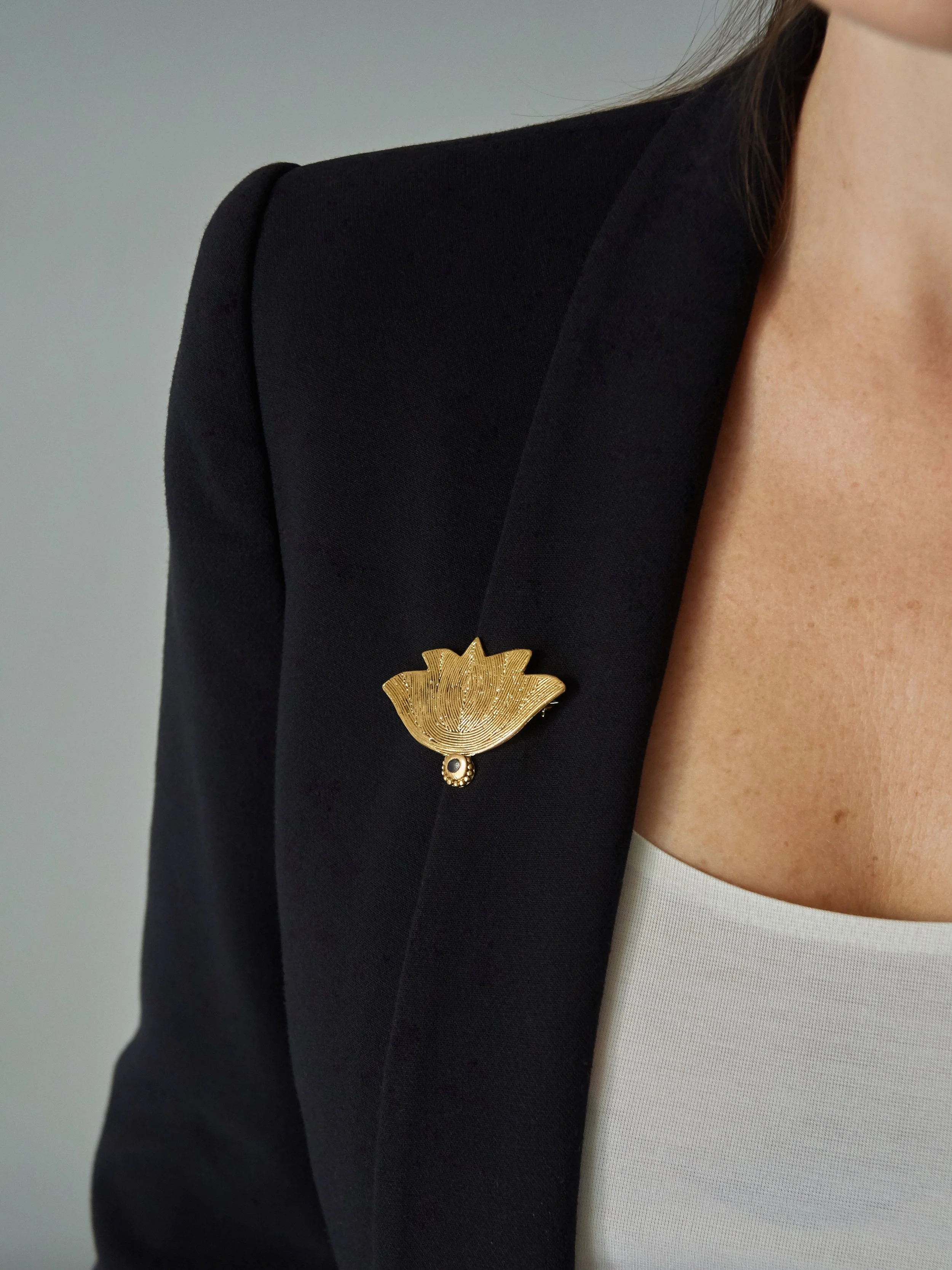 LOTUS brooch
