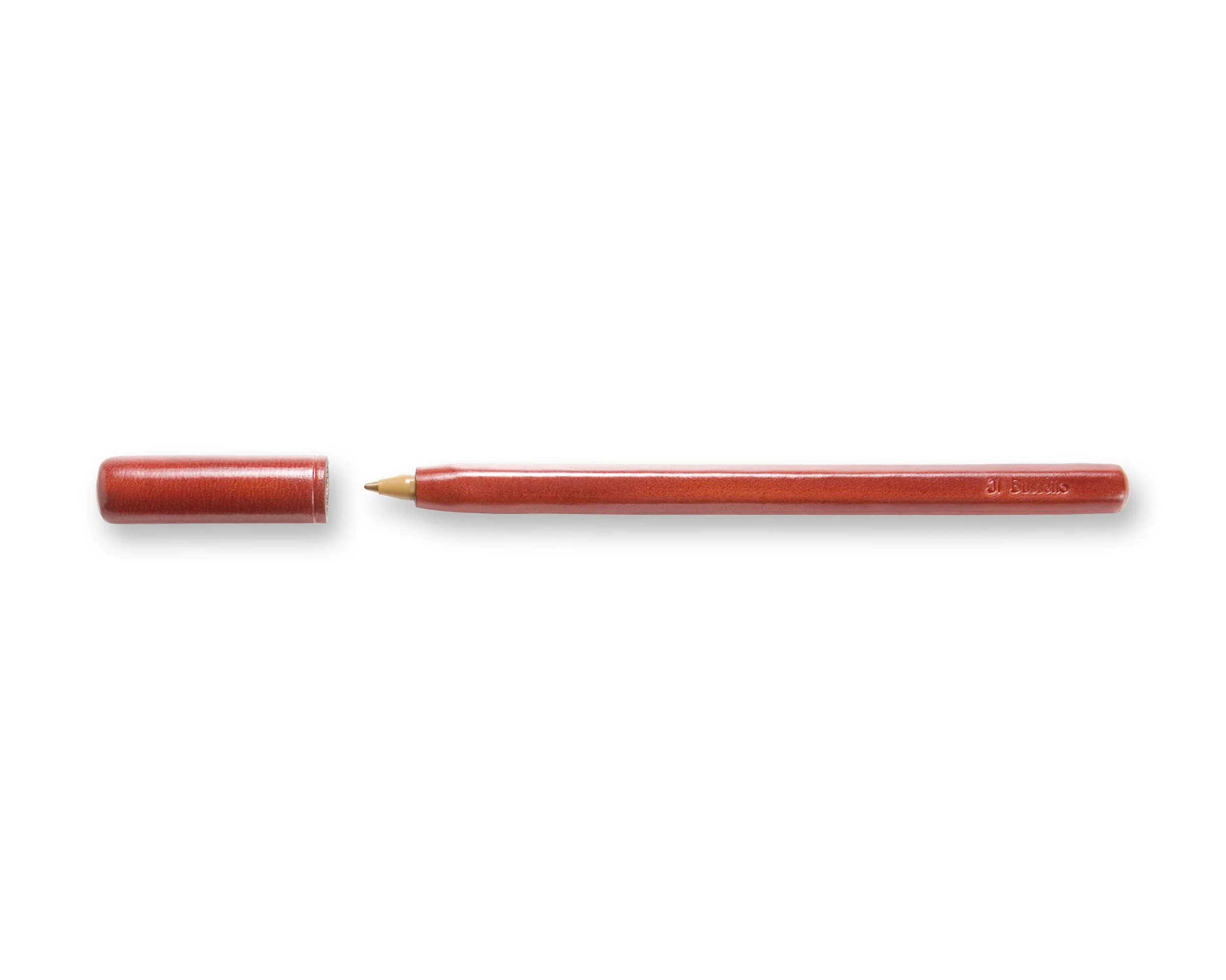 Refillable Il Bussetto Italian Leather Pen for BIC Ballpoint Refills – Unique Gift Idea, Stationery, Office Accessories, Writing Tools
