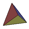 tetrahedron < 3, 3, 3 > 4 triangles