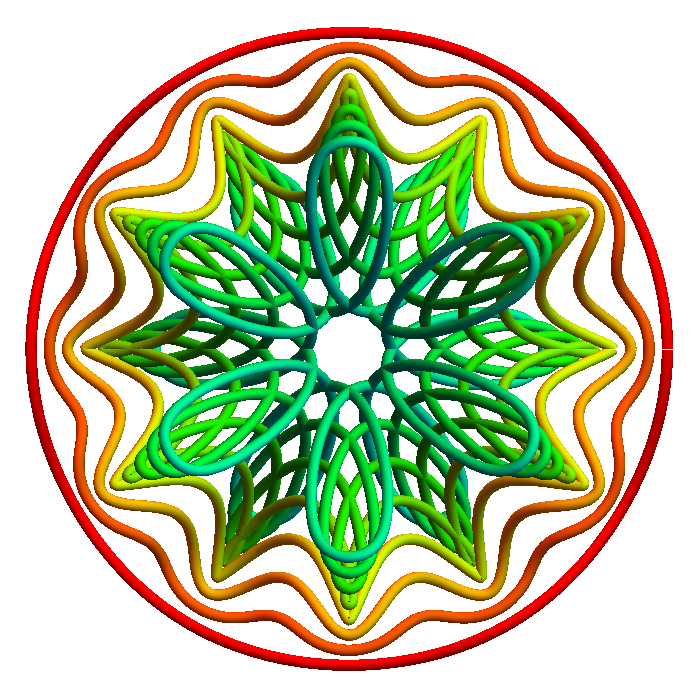 dansmath logo (3D star - top view)