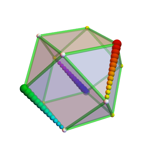 cuboctahedron with worms