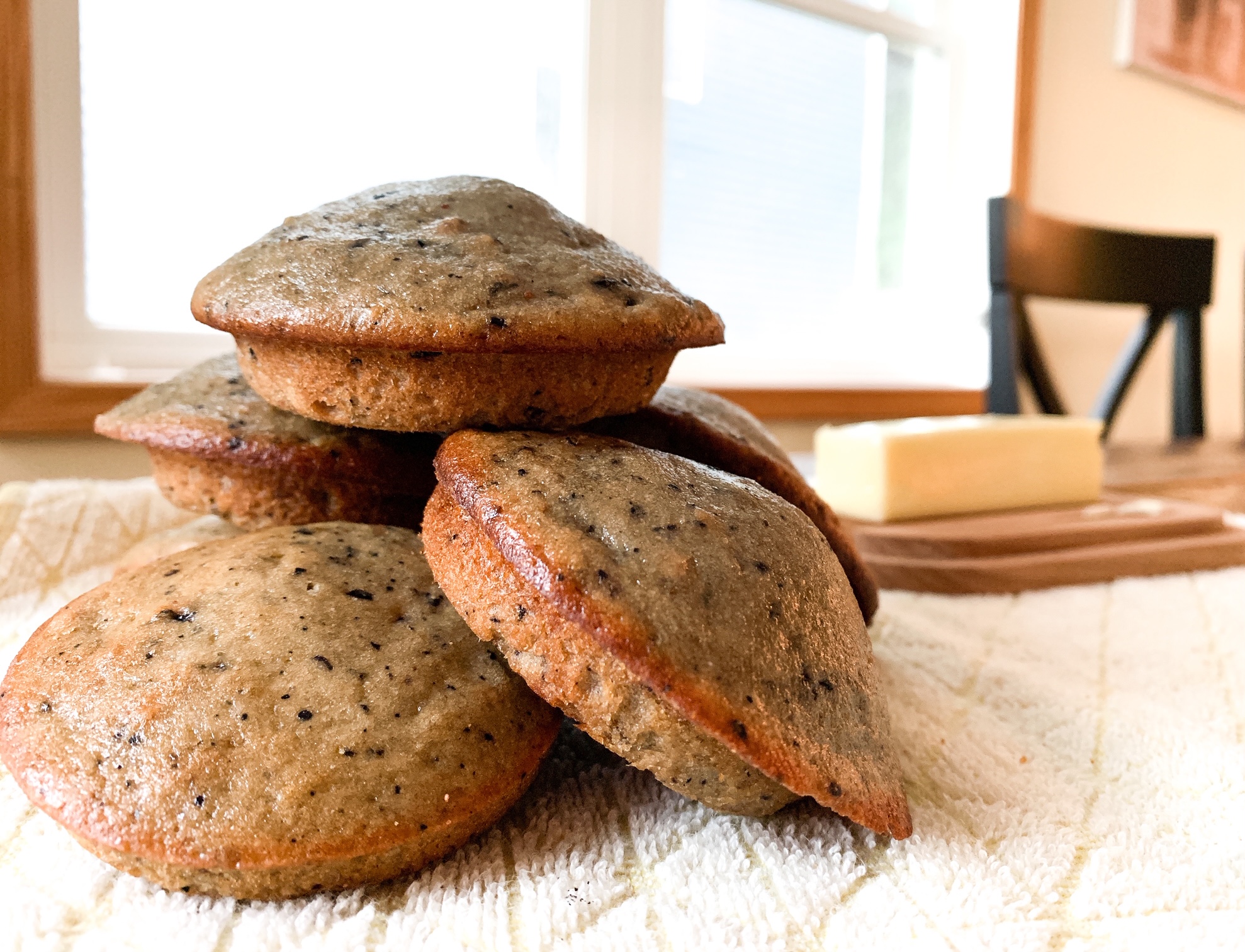 Muffin Top Pan Blueberry Muffin Recipe — First Thyme Mom