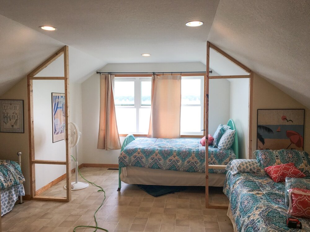 How To Close Off A Loft Space Giving, How To Add Privacy A Loft Bedroom