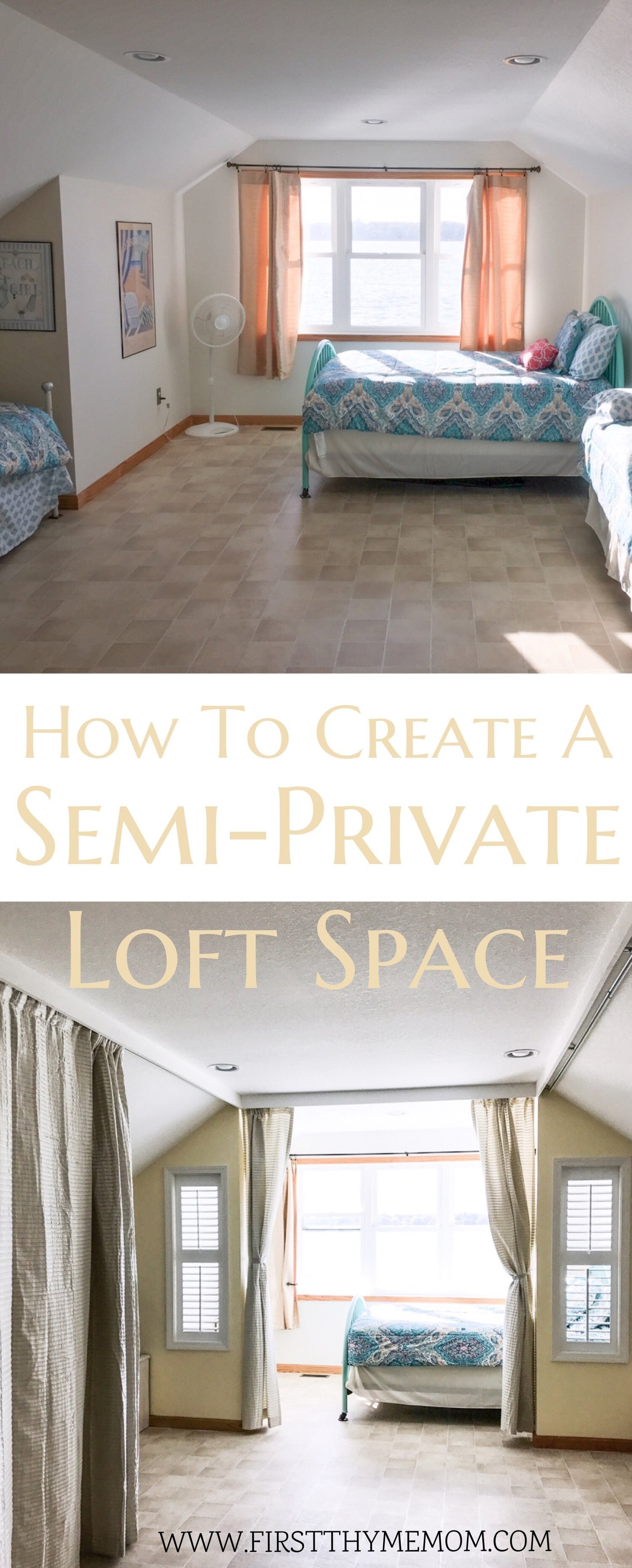 How To Close Off A Loft Space Giving, How To Create Privacy In A Loft Bedroom