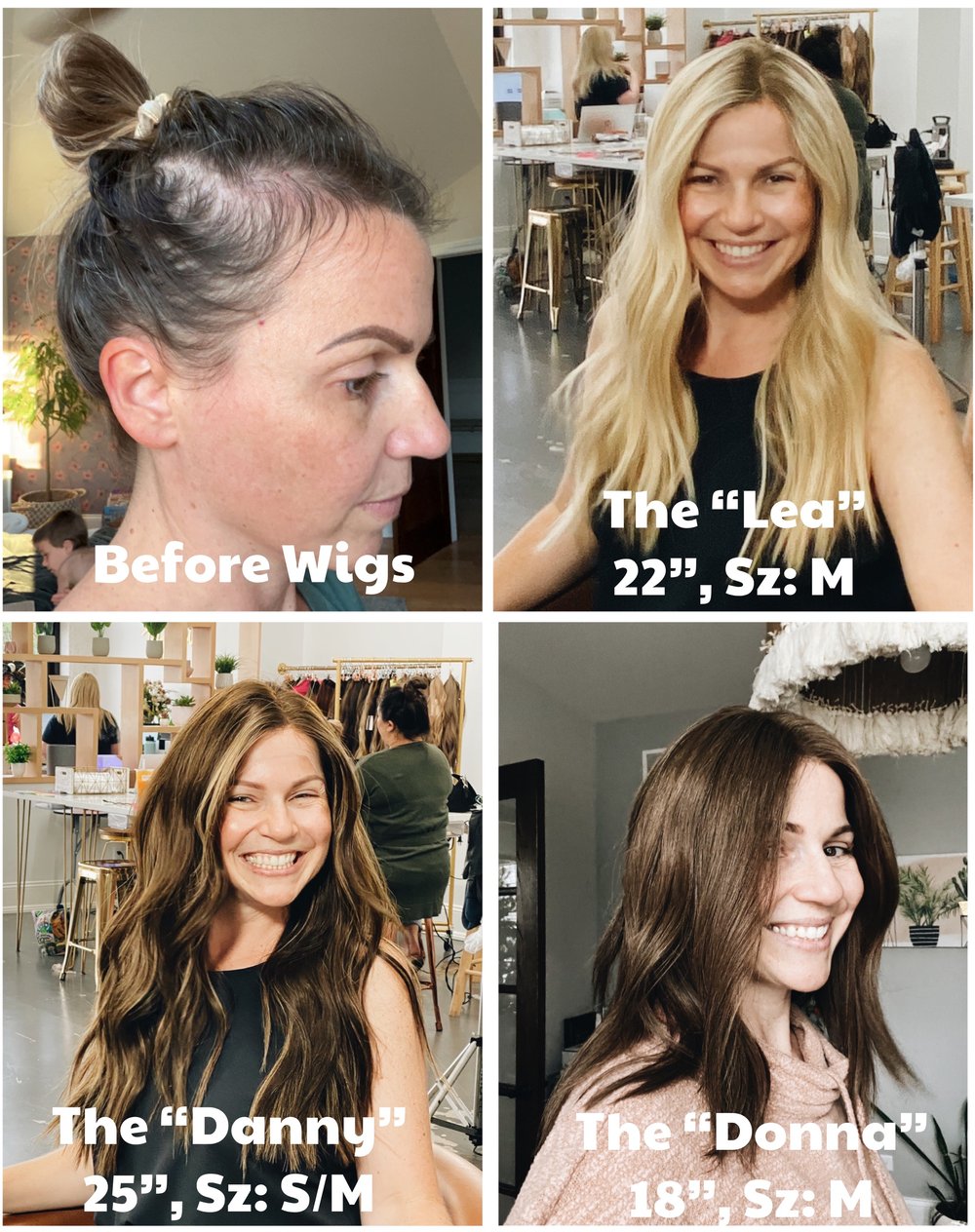 Solutions for thin fine hair. Postpartum hair loss. Comfortable easy to put  on wigs. — First Thyme Mom
