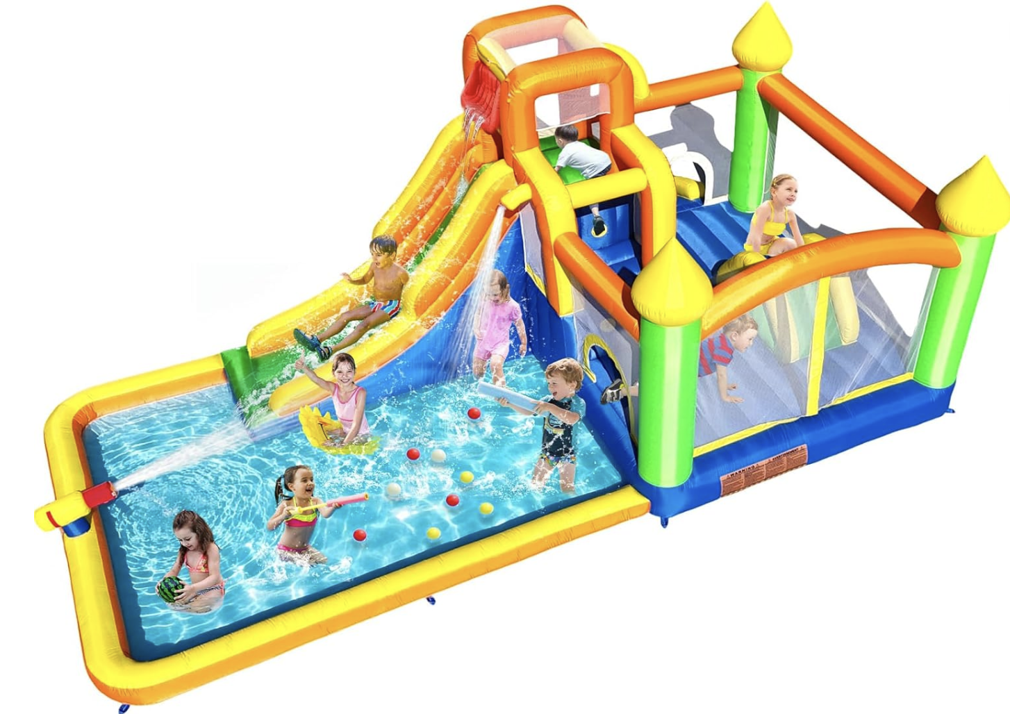 blow up water slides for backyard, inflatable water park
